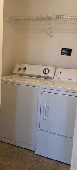 Washer and dryer